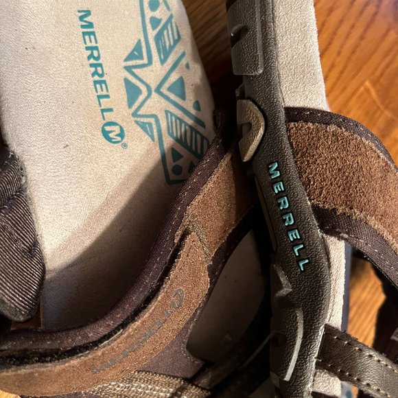 Women's Merrell Sandals Brown Size 8 - Picture 8 of 9